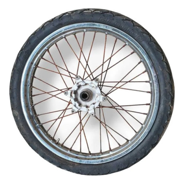 Roda Dianteira Honda Nxr 150 Bros 2004 2005 2006 2007 A 2014 Preto