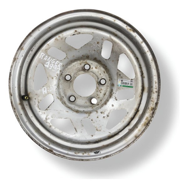 Roda Avulsa Aro 15 Ford Ranger 1995 1996 1997 1998 1999 Prateado
