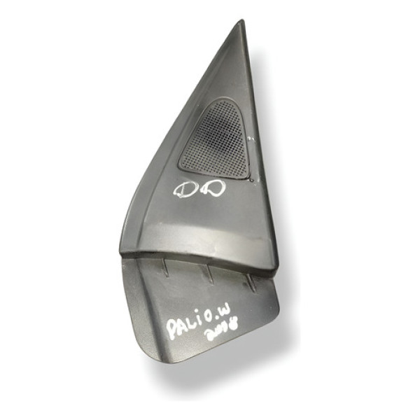 Moldura Retrovisor Lado Direito Palio Weekend 08 735344671 Prateado