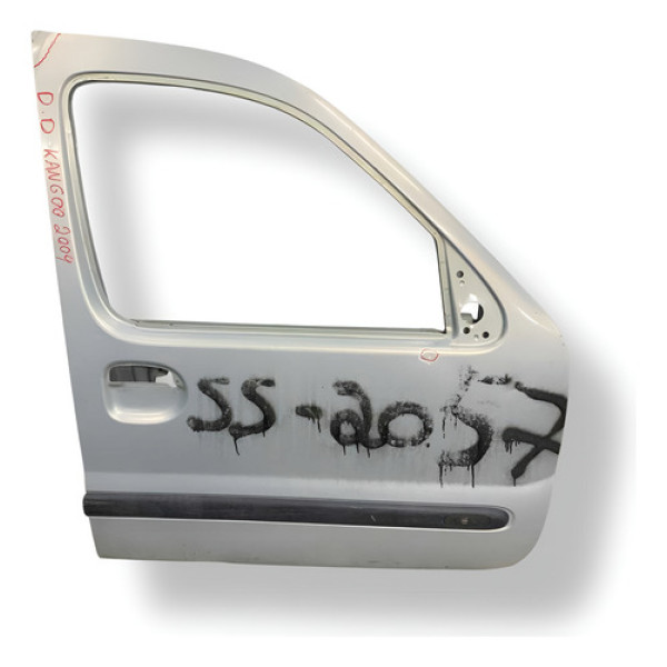 Porta Dianteira Direita  Renault Kangoo 2004 2005 Detalhe Prateado