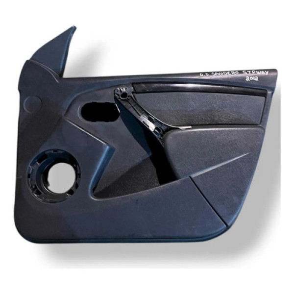 Forro Porta Dianteira Direita Renault Sandero Stpway 2012 Preto