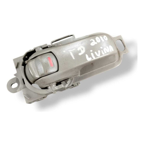 Maçaneta Interna Porta Traseira Direita Nissan Livina 2010 Preto Traseira