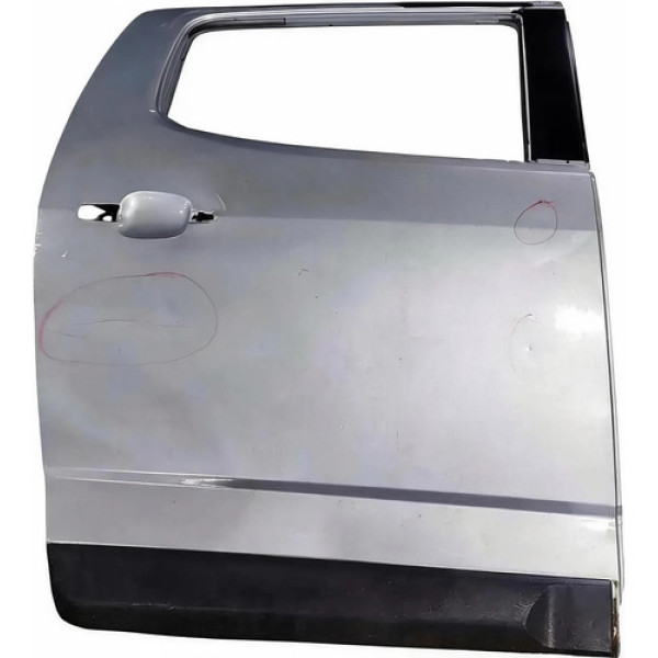 Porta Traseira Direita Chevrolet S10 2012 2013 2014 Detalhe Traseira Direita Cinza