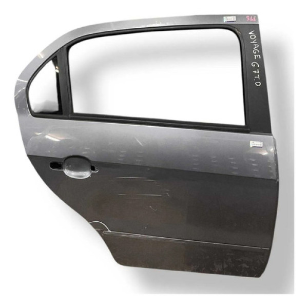 Porta Traseira Direita Voyage Gol G8 2012 2013 2014 Detalhe Traseira Direita Cinza