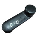 Manivela Vidro Dianteiro Direito Chevrolet Celta 2001 A 2006 Preto