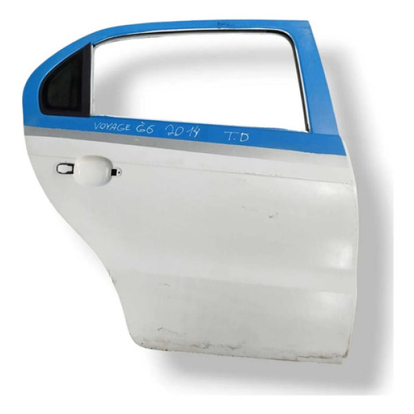 Porta Traseira Direita Volkswagen Voyage 1.6 2013/2014/2015 Traseira Direita Branco