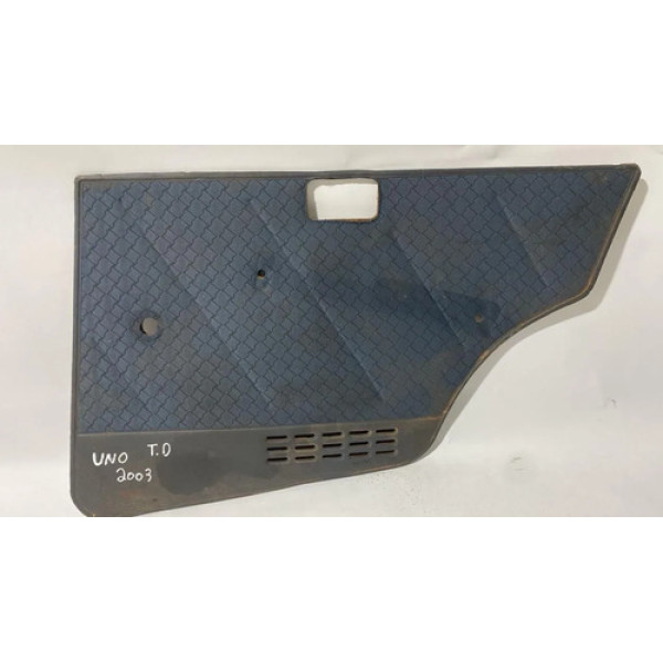 Forro De Porta Traseiro Esquerdo Fiat Uno Fire 2003 Azul-escuro