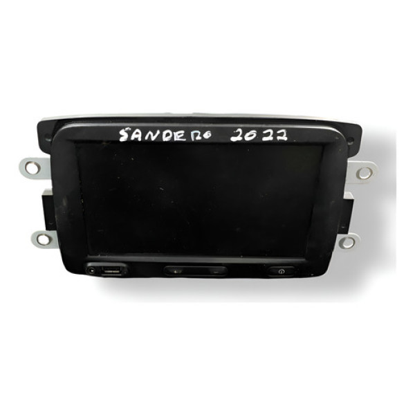 Central Multimídia Renault Sandero 1.6 2021 2022 10r059982 Preto
