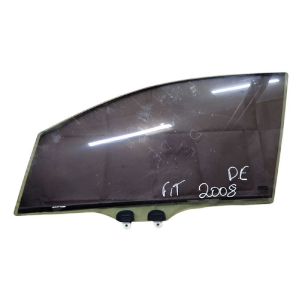 Vidro Porta Dianteiro Esquerdo Honda Fit 2008 2009 2010