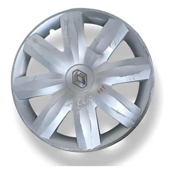Calota Roda Aro 14 Renault  Clio 1.0 2004/2007 =2 8200453176 Cinza