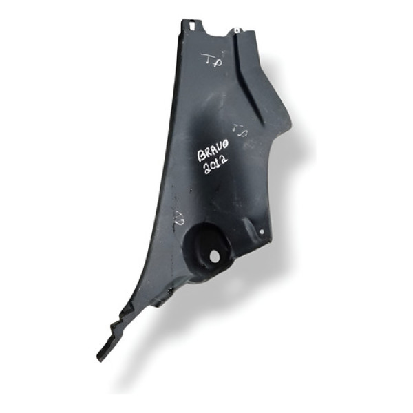 Acabamento Soleira Traseira Direira Fiat Bravo 735426076 Preto