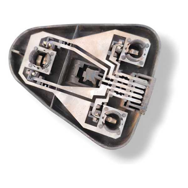 Circuito Lanterna Traseira Direita Vw Gol Bola G2 1998 Direito/passageiro Cinza