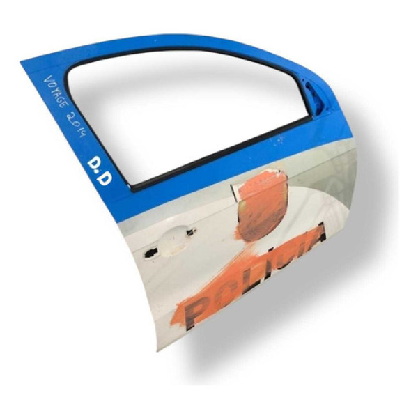 Porta Dianteira Direita Vw Voyage 2014 2015 216 207 - Dianteira - Direita - Branco