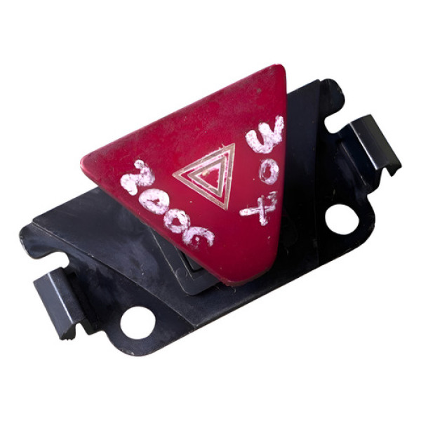 Botao Pisca Alerta Peugeot 307 05/2006/2007/2008/2009/2010 - Vermelho