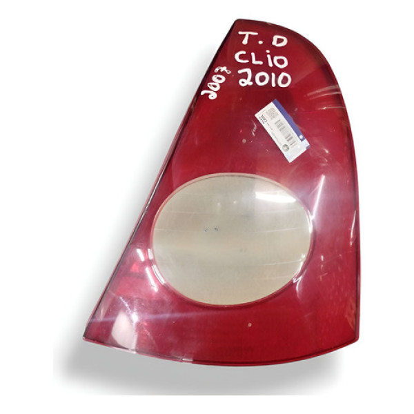 Lanterna Traseira Renault Clio 2005 2006 2007 2008 2009  Direito/passageiro Vermelho