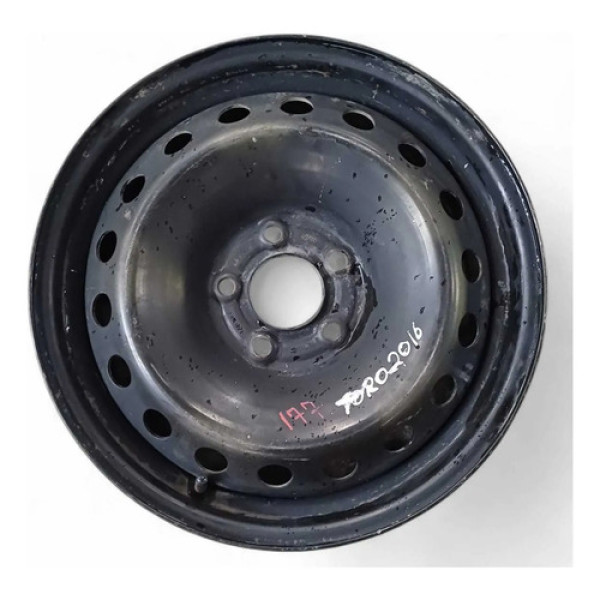 Roda Ferro Aro 16 Fiat Toro 2016 2017 2018 2019 2020 Preto