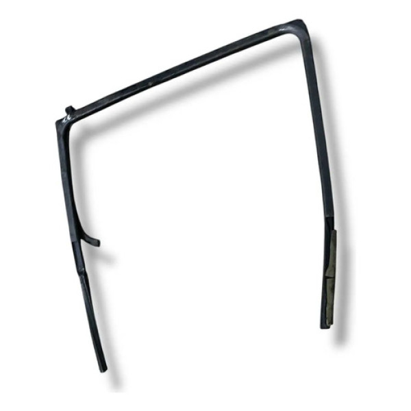 Borracha Caneleta Traseira Esquerda Chevrolet S10 2014 2015 Preto