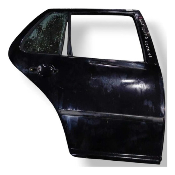 Porta Traseira Direita Volkswagen Golf 2000 2001 Com Detalhe Traseira Direita Preto