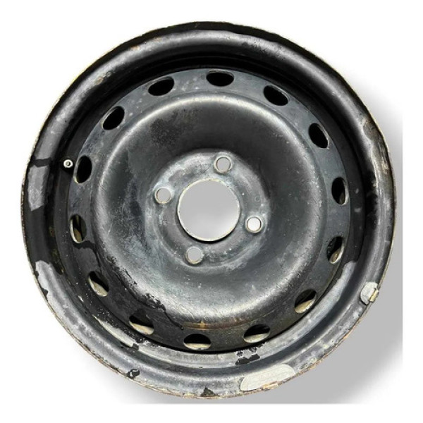 Roda De Ferro Avulsa  Aro 15 Peugeot 307 208  Preto