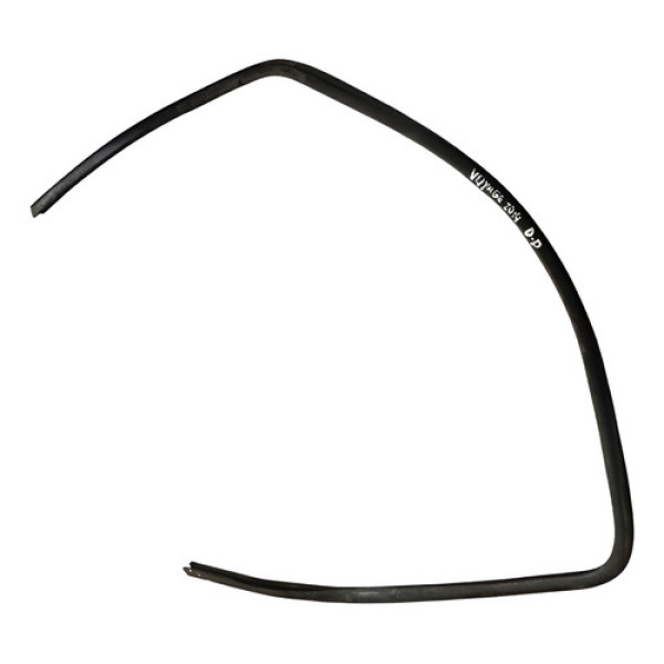 Borracha Canaleta Vidro Dianteira Esquerdo Vw Voyage 13/2014 Preto