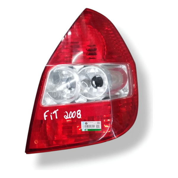 Lanterna Traseira Lado Direito Hondfa Fit 2008 2009 2010 Esquerdo/motorista Vermelho
