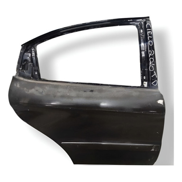 Porta Traseira Direita Chery Cielo 2010 2011 2012 2013 Traseira 1 Preto