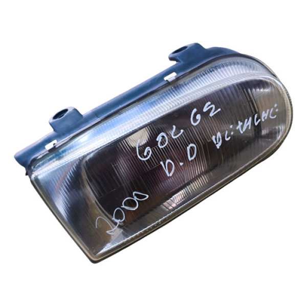 Farol Direito Volkswagen Gol G2  C/detalhe 1999 2000 6001862 Direito/passageiro
