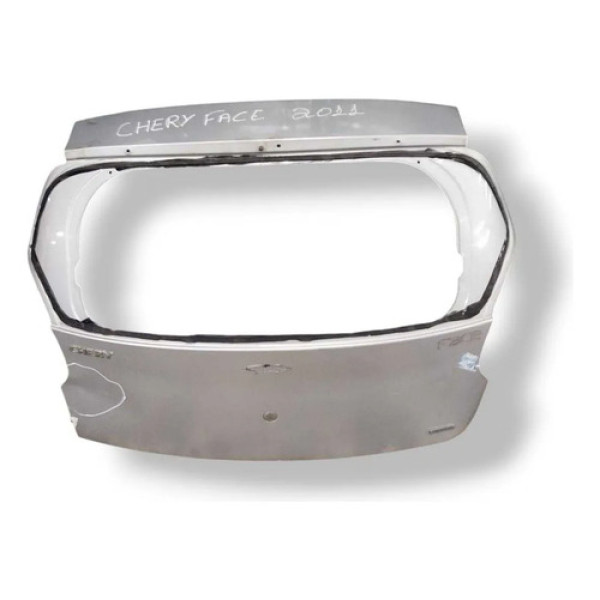 Tampa Traseira Porta Malas Chery Face 1.3 2011/2012 Detalhe Branco