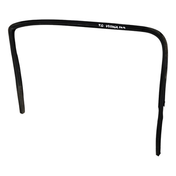 Borracha Canaleta Vidro Traseiro Direito Vw Gol Voyage 2014 Preto