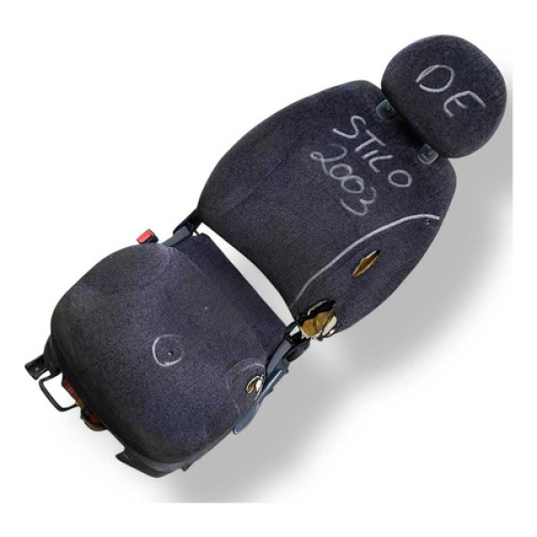 Banco Dianteiro Esquerdo Fiat Stilo 2003 2004 2005 Detalhe Cinza