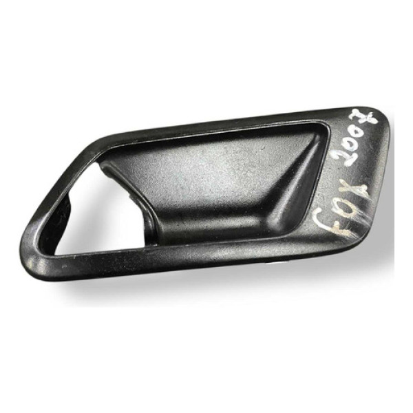 Moldura Maçaneta Interna Tras Esquerda Fox 2007 5z1837113b Preto Traseira
