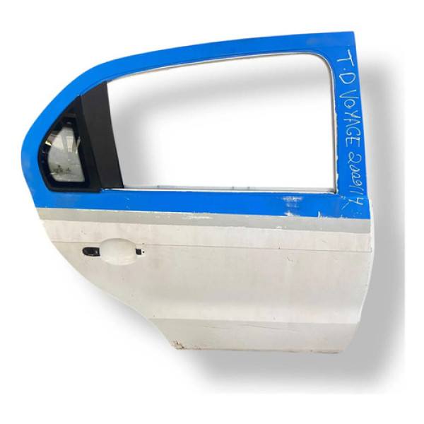 Porta Traseira Direita Voyage 1.6 2009 2010 2011 2012 2013 Traseira Direita Branco