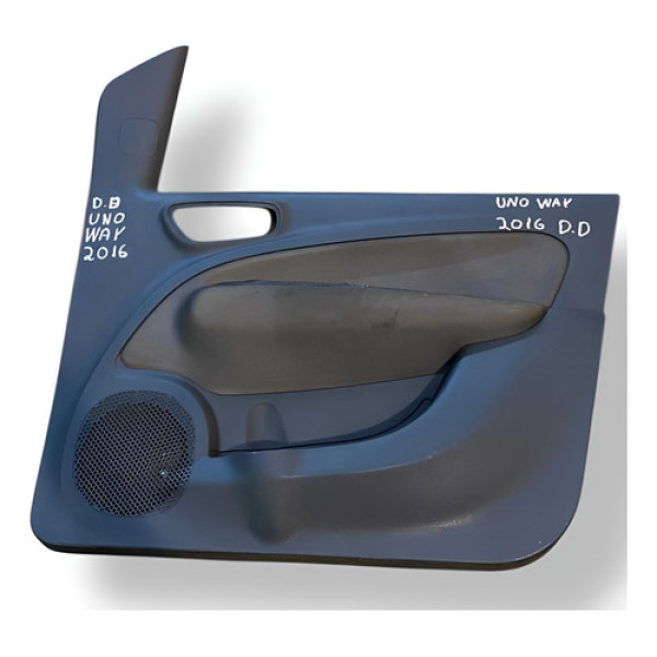 Forro Porta Dianteira Direita Fiat Uno Way 2017 100217975 Preto