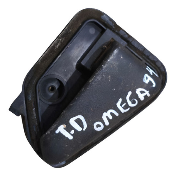 Maçaneta Interna Traseira Direita Gm Omega 1994 90246188 Preto Dianteira