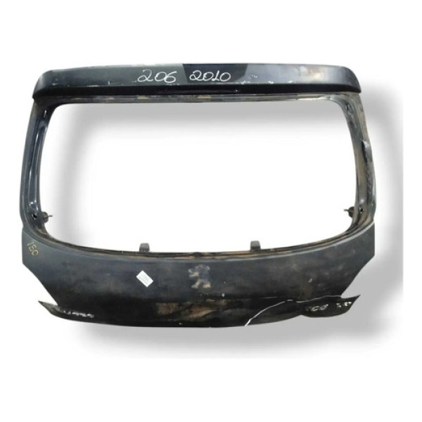 Tampa Traseira Porta Mala Peugeot 206 Sw 1.4 2008 Detalhe Preto