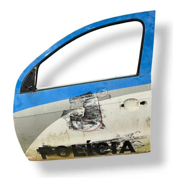 Porta Dianteira Esquerda Vw Voyage G6 2014/2016 Com Detalhe Dianteira Esquerda Branco