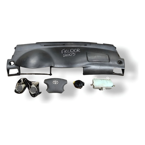 Kit Airbag Toyota Fielder 1.8 2003 2004 2005 2006 2007 2008 Preto