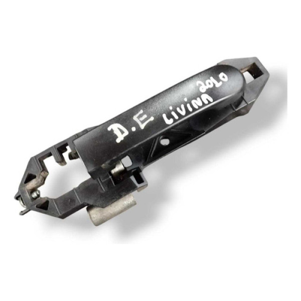 Maçaneta Externa Dianteira Esquerda Nissan Livina 2010 2011 Preto Dianteira