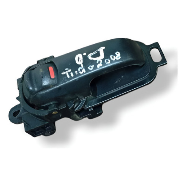 Maçaneta De Porta Dianteira Direita Nissan Tiida 1.8s 2008 Preto Dianteira
