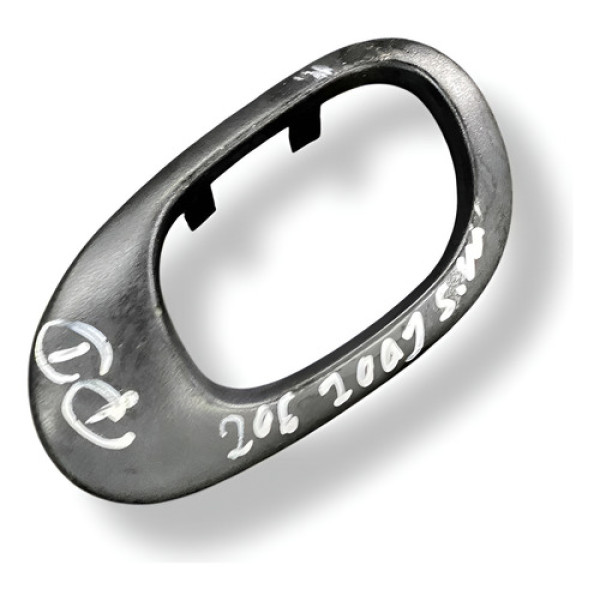 Moldura Maçaneta Interna Diant Dir 206 Sw 2007 9628404977 - Preto - Dianteira