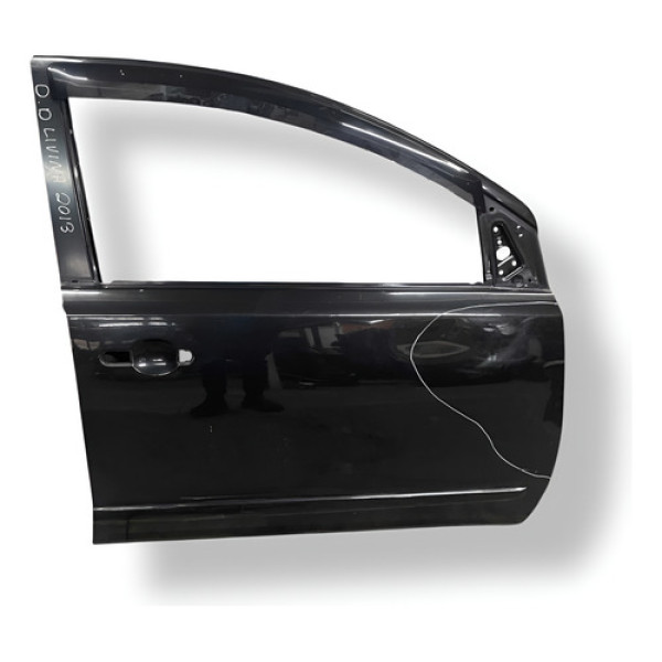 Porta Dianteira Direita Direita Nissan Livina 2013 Detalhe  Preto Direita Dianteira