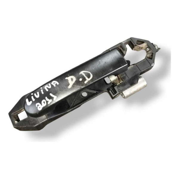 Maçaneta Externa Dianteira Direita Nissan Livina 2010 2011 Preto Dianteira