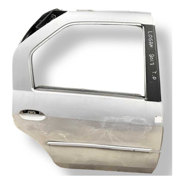 Porta Traseira Direita Renault Logan 2008 2009 2010  A 2013 Traseira Direito Cinza