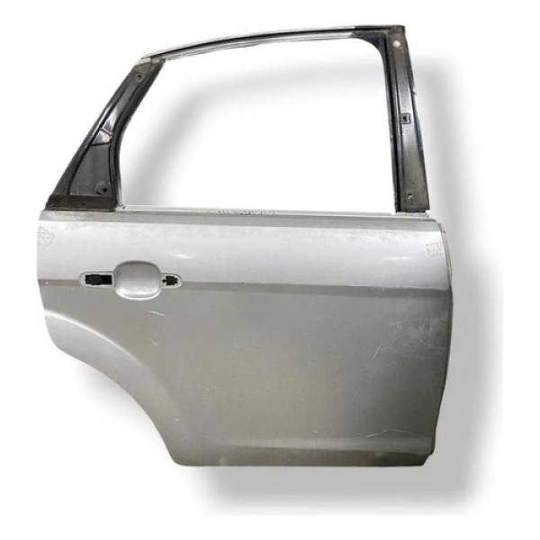 Porta Traseira Direita Ford Focus 2009 2010 2011 12 Detalhe Traseira Esquerda Prateado