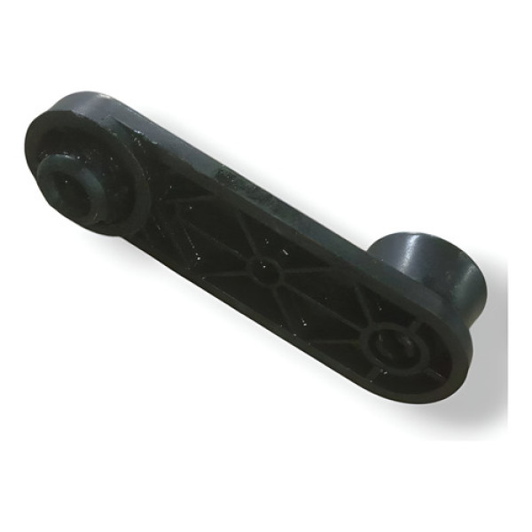 Manivela Vidro Traseiro Direito Fiat Uno Mille 2002 2003 09 Preta