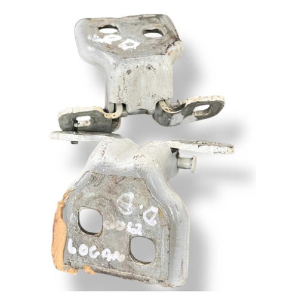 Par Dobradiças Porta Diant Direito Renault Logan 2012 A 2015