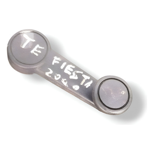 Manivela Vidro Traseiro Esquerda Ford Fiesta 2000 2001 2002 Cinza