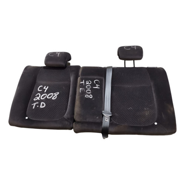 Encosto Banco Traseiro Citroen C4 2007 2008 2009 2010 2011 Preto