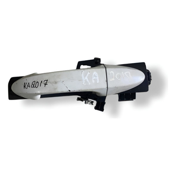 Maçaneta Externa Traseira Direita Ford Ka 2018 Dn15a224a36 Branco Traseira