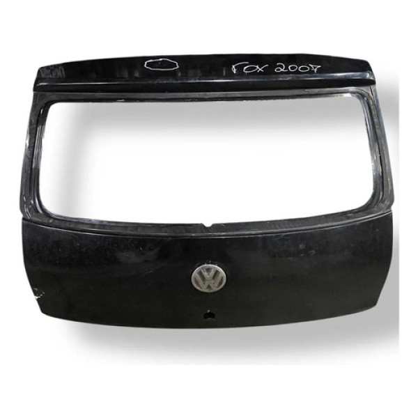 Tampa Traseira Porta Malas Volkswagen Fox 1.0 2007 Detalhes Preto